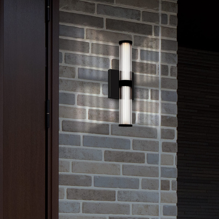 Mały kinkiet LED Fayton - Matowa czerń Quintiesse Eurofase QN-FAYTON-S-BK