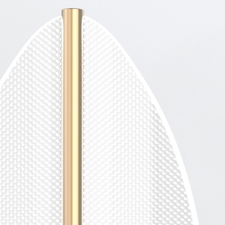 Kinkiet LED Floriana - Naturalny mosiądz Quintiesse QN-FLORIANA-1W-NBR