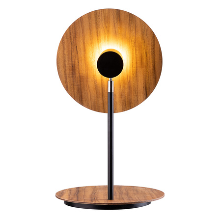 Lampa stołowa Dot Brązowy, Drewno Quintiesse Accord QN-DOT-TL-TEAK
