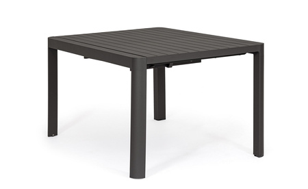 BIZZOTTO stół ogrodowy KIPLIN 149 czarny  / rozkładany